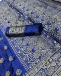 Benarosi Silk Saree+Blouse S-02 (1)